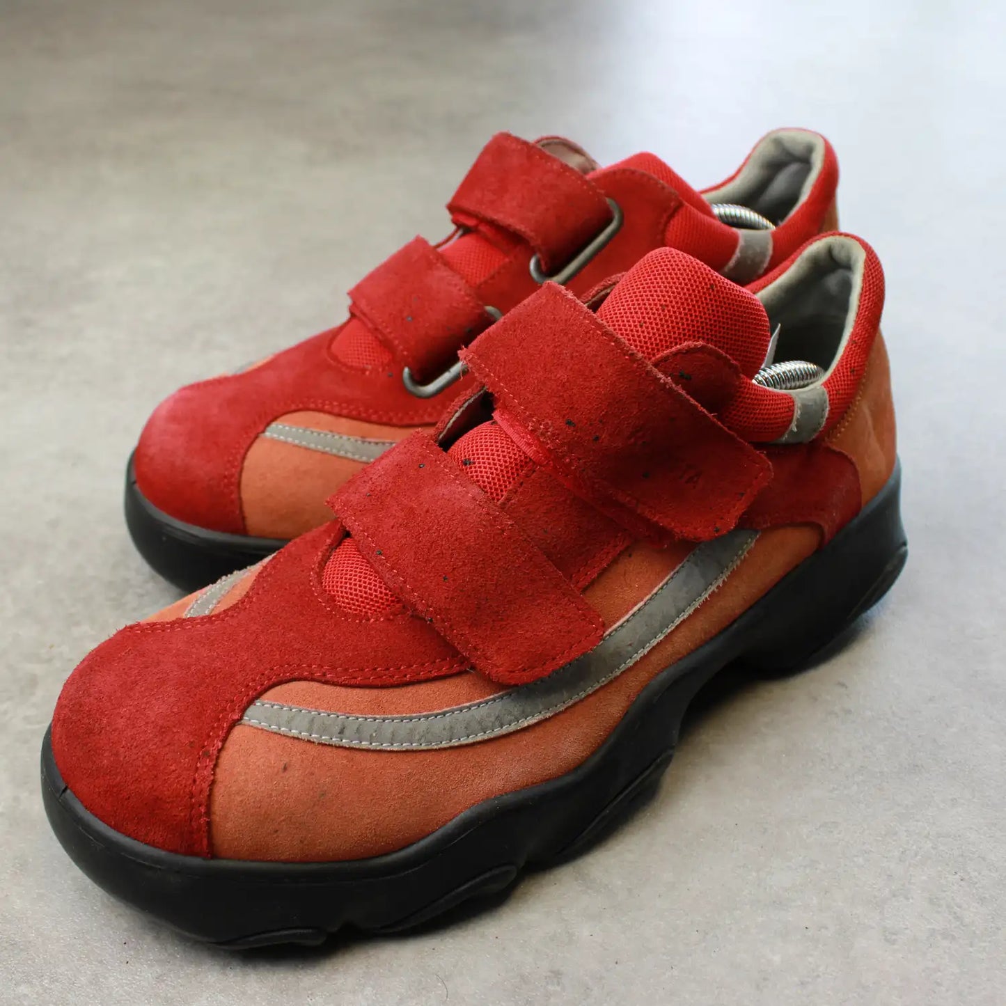 Ricosta Y2K Leather Shoes – Red/Orange (Man-42)