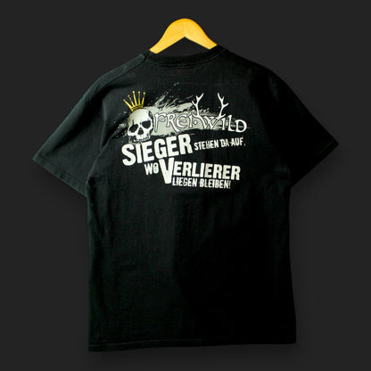 T-Shirt mit Aufdruck „Frei Wild“ (Größe L)