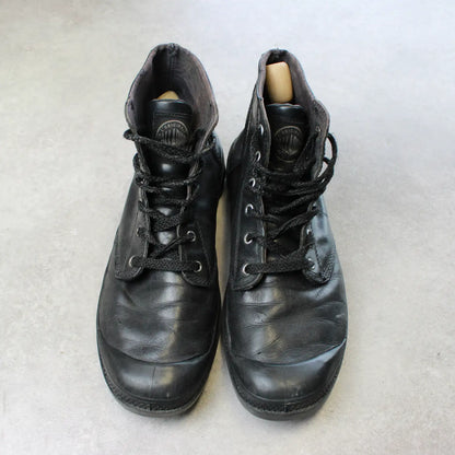 Palladium Leather Boots – Black (Man-44)