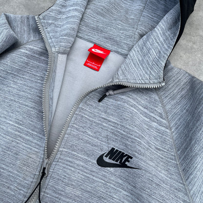 Nike Grey Tech Zip Hoodie L