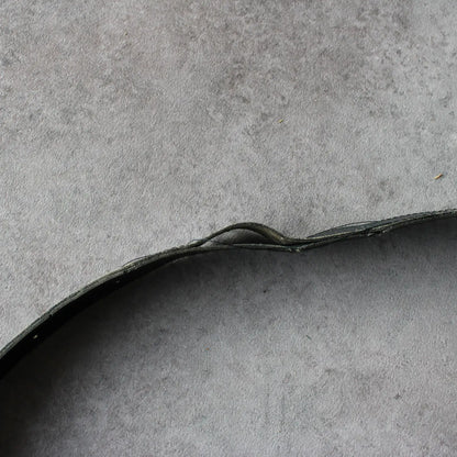 Yves Saint Laurent Leather Belt – Black/Gold (Man-115cm)