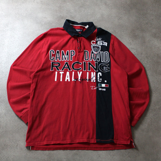 Camp David Langarm-Poloshirt (Herren - 3XL)