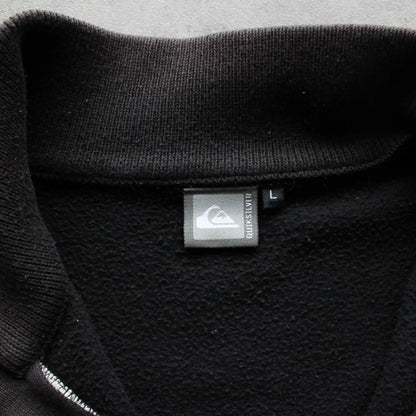 Quiksilver Zip Up Jacket – Black/Grey (Man-L, Flawed)