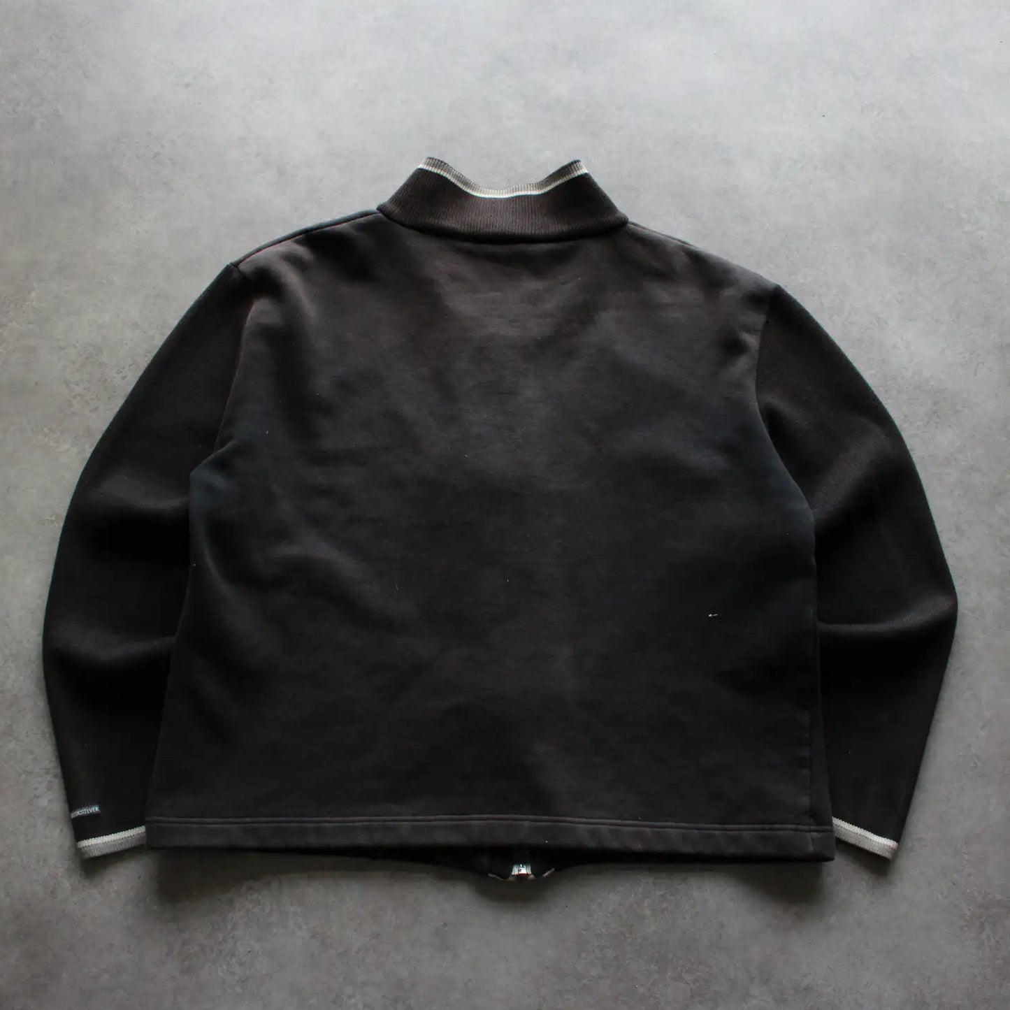 Quiksilver Zip Up Jacket – Black/Grey (Man-L, Flawed)