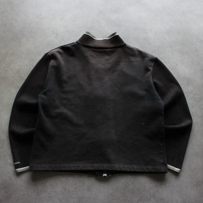 Quiksilver Zip Up Jacket – Black/Grey (Man-L, Flawed)