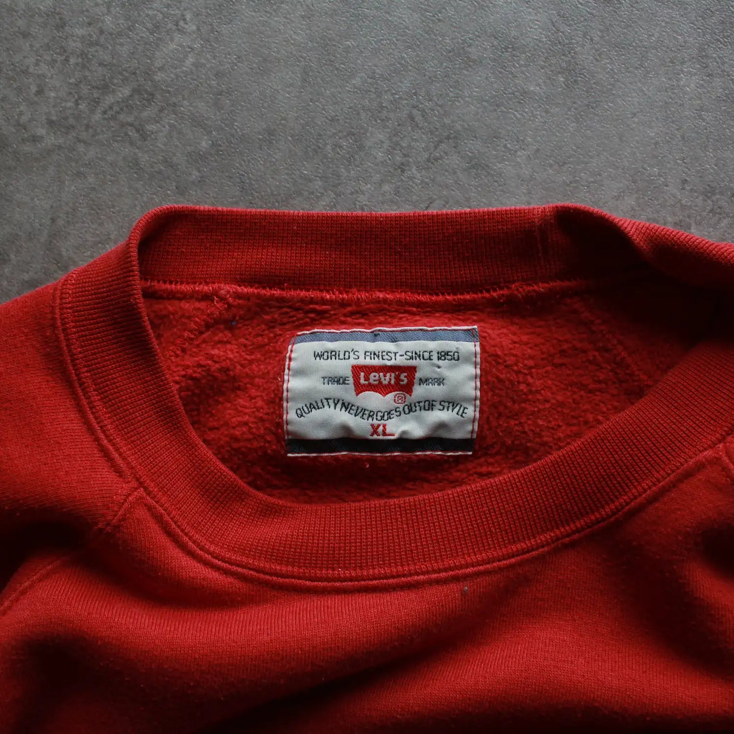 Levi’s All American Printed Crewneck – Red (Man-XL)