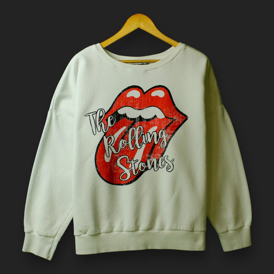 Pullover „Spell Out“ von The Rolling Stones (Größe L)