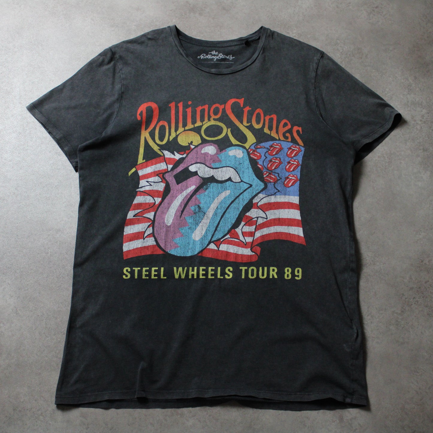 The Rolling Stones bedrucktes T-Shirt (Herren-XL) [ENTDECKT]