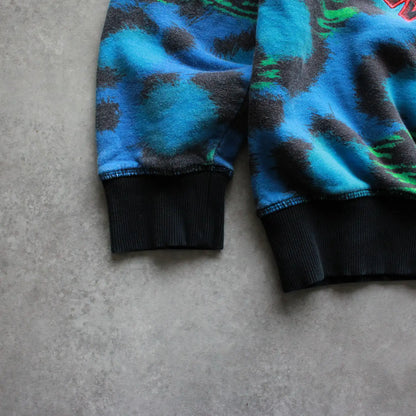 Kenzo x H&M Embroidered Crewneck – Blue/Green Pattern (Man-L)