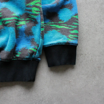 Kenzo x H&M Embroidered Crewneck – Blue/Green Pattern (Man-L)