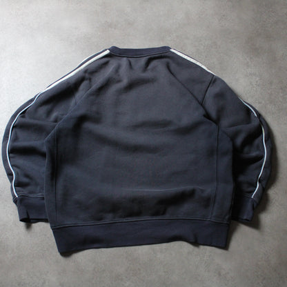 Adidas 00er Big Embrioed Rundhalspullover (Herren, L)