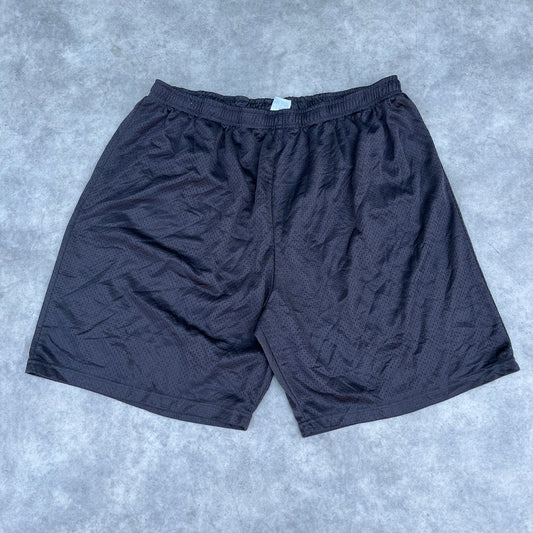Russell Black Mesh Shorts 3XL
