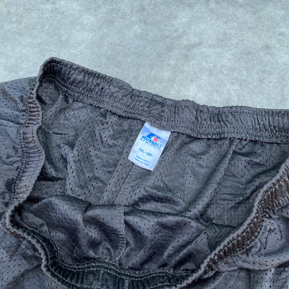 Russell Black Mesh Shorts 3XL