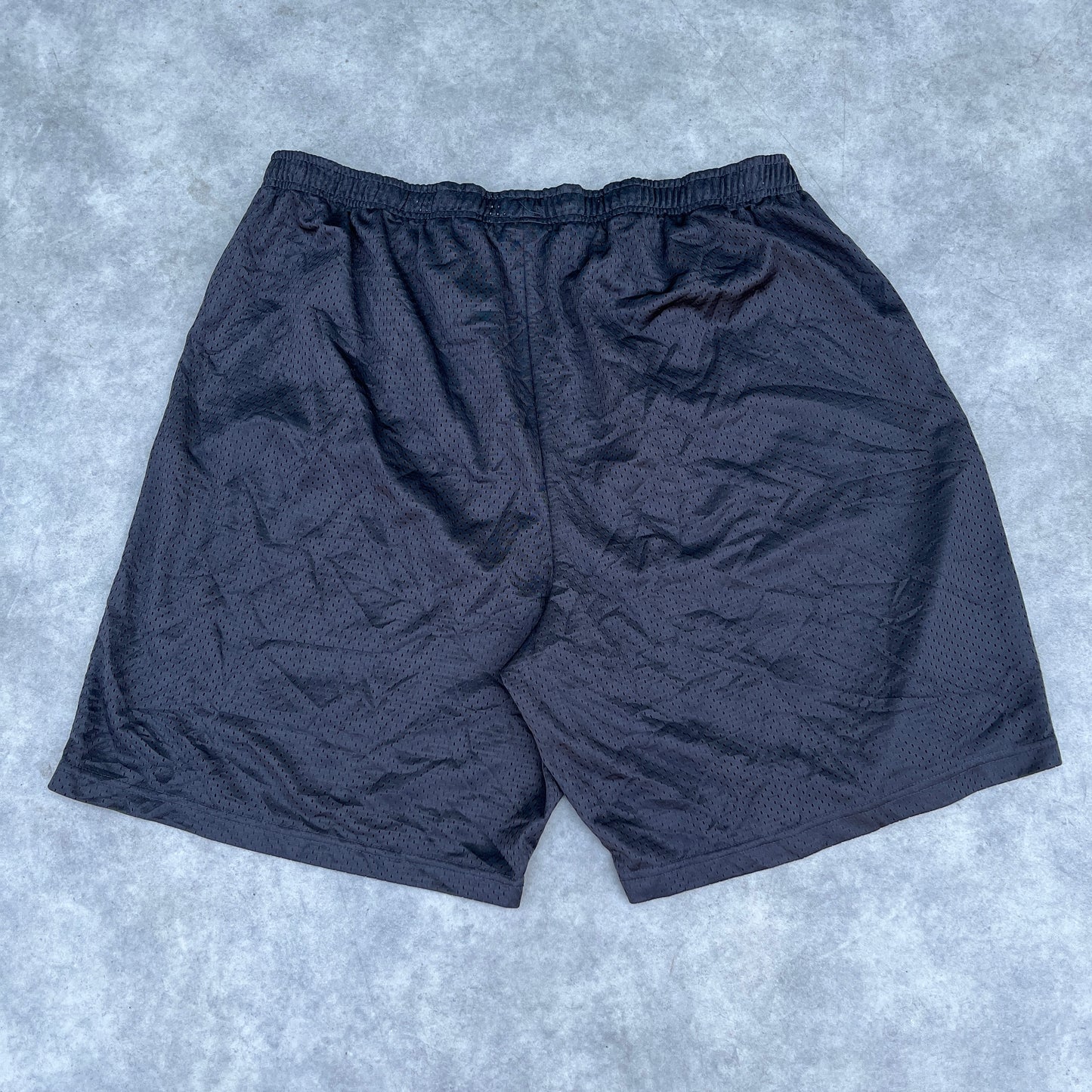 Russell Black Mesh Shorts 3XL