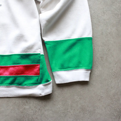 Camps Fisher Boy Printed Crewneck – White/Green/Red (Man-L)