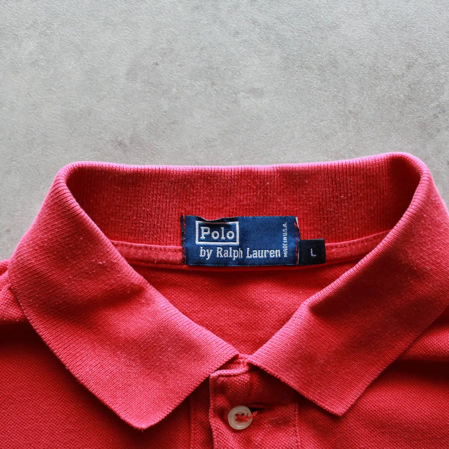 Ralph Lauren Big Pony Polo Shirt – Red (Man-L)