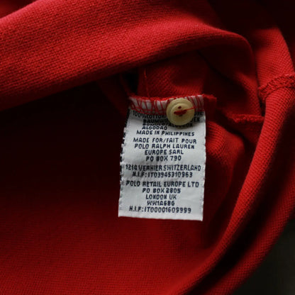Ralph Lauren Big Pony Polo Shirt – Red (Man-L)