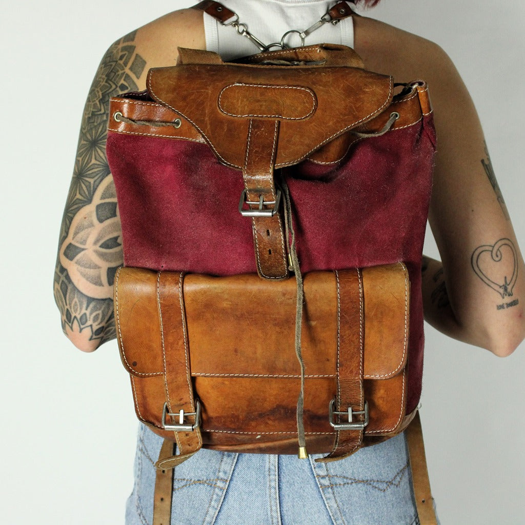 Vintage Lederrucksack