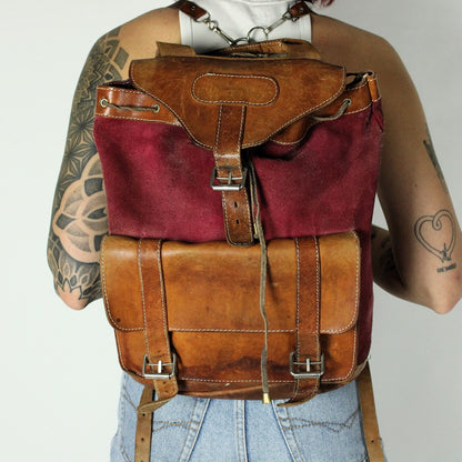 Vintage Lederrucksack