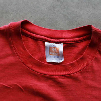 Hanes Ferrari x Marlboro Printed Tee – Red (Man-XL,Faded and Flawed)