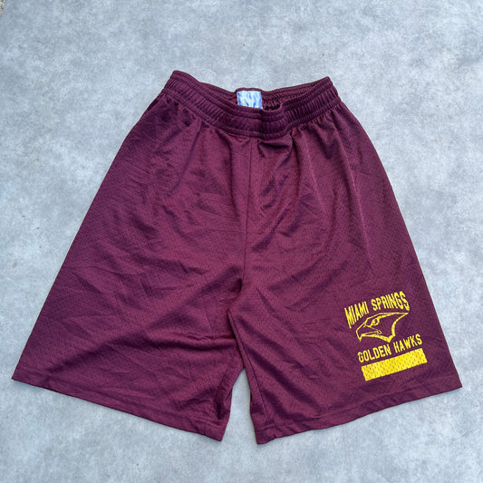 Badger Miami Springs Golden Hawks Mesh Shorts S