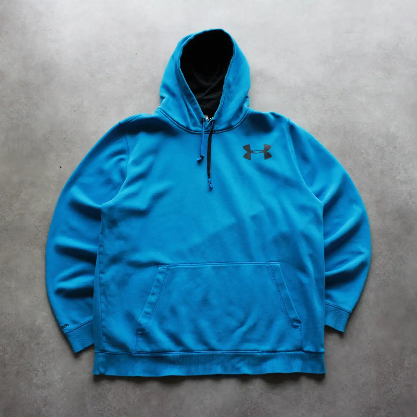 Under Armour Logo Hoodie – Blue (Man-XL)