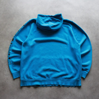 Under Armour Logo Hoodie – Blue (Man-XL)