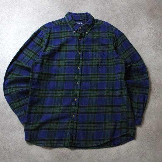 Chaps Flannel Long Sleeve Shirt (Man-L)