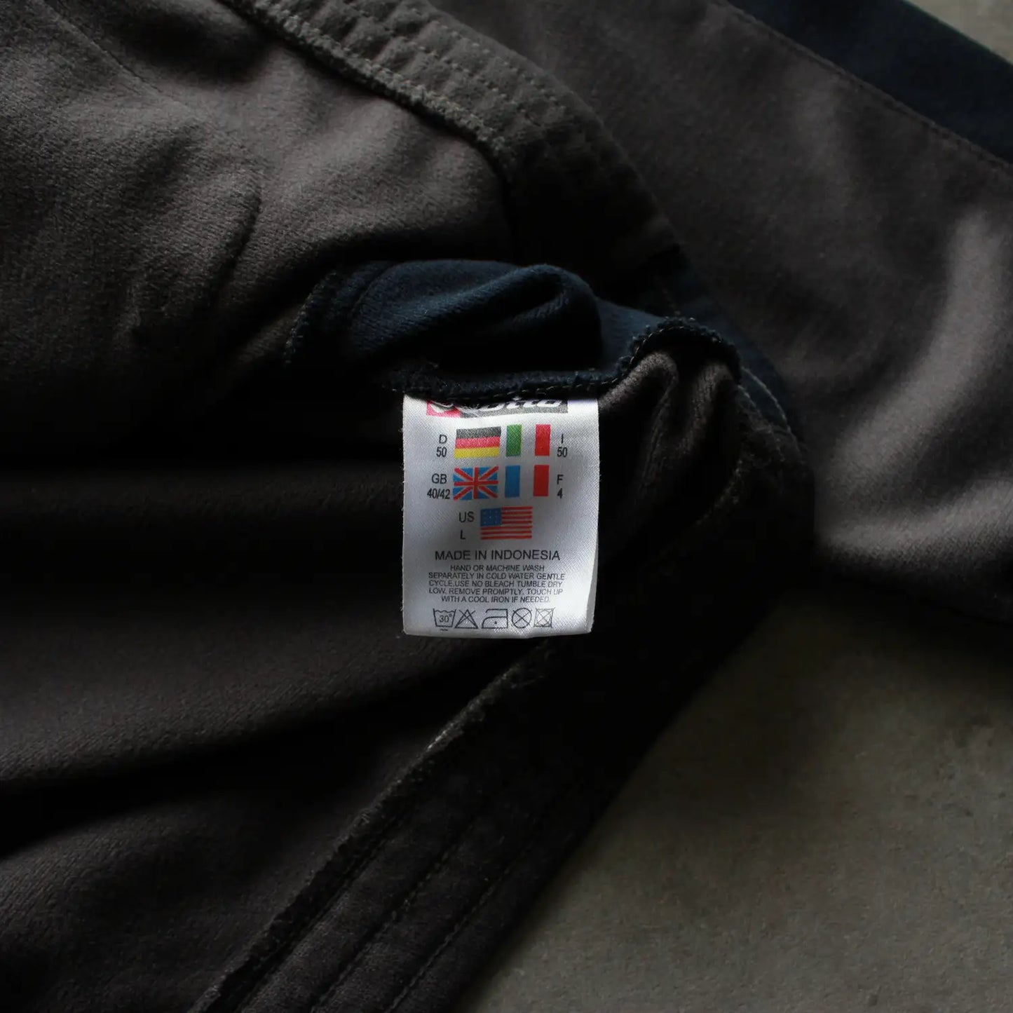 Lotto Center Printed Hoodie – Grey/Navy (Man-L)