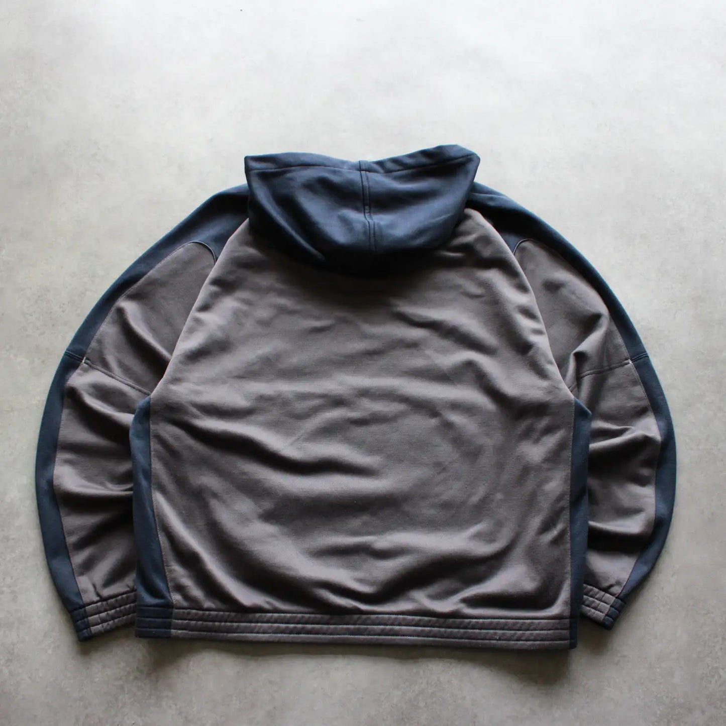 Lotto Center Printed Hoodie – Grey/Navy (Man-L)