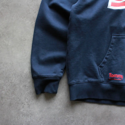 Tommy Jeans Embroidered Patch Hoodie – Navy (Man-L)
