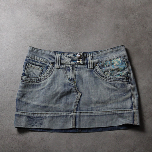 Bloom Y2k Jeansrock (Damen-M)