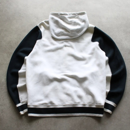 Jordan Varsity Buttoned Hoodie – White/Black (Man-L)