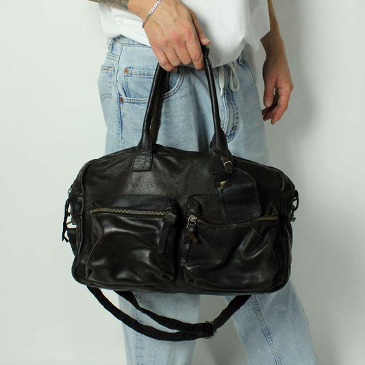 Cowboys Leder Reisetasche
