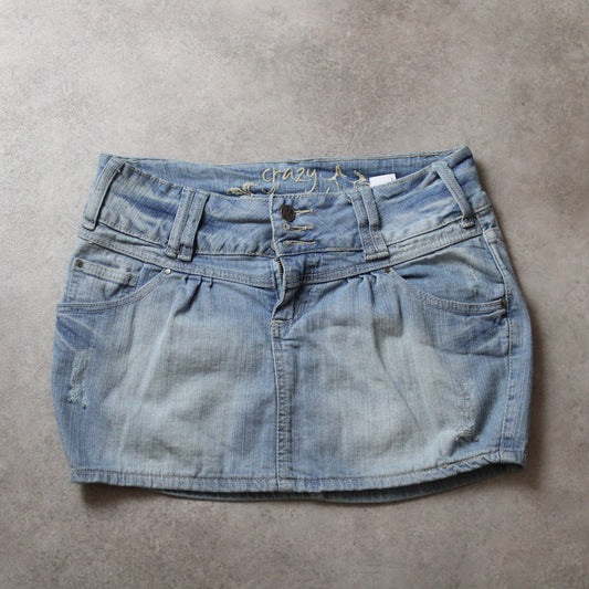 Crazy World Y2k Jeansrock (Damen-M)