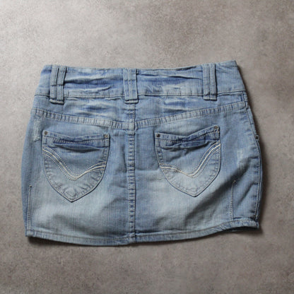 Crazy World Y2k Jeansrock (Damen-M)