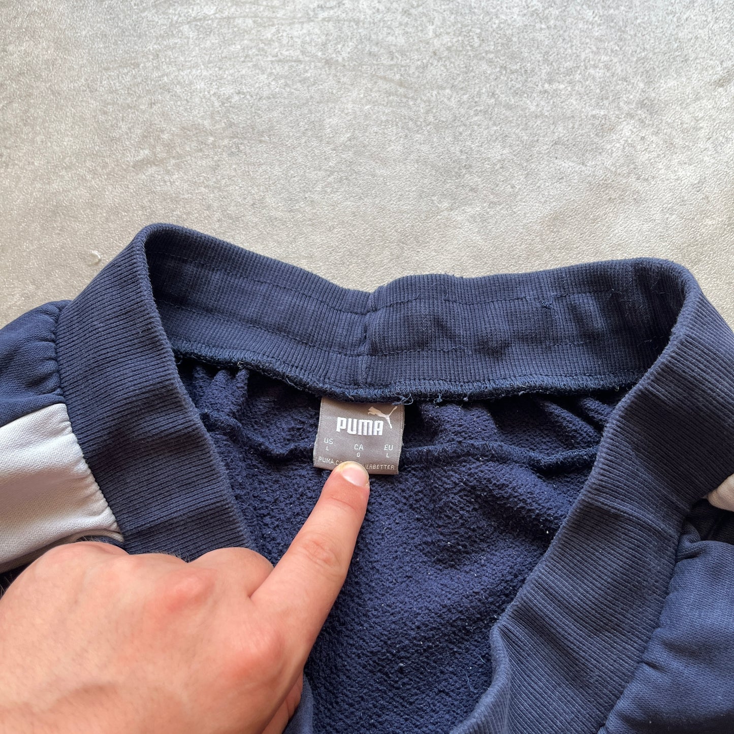 Puma Navy Sweatpants L