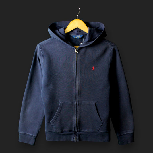 Ralph Lauren Kapuzenpullover mit durchgehendem Reißverschluss (Größe S)