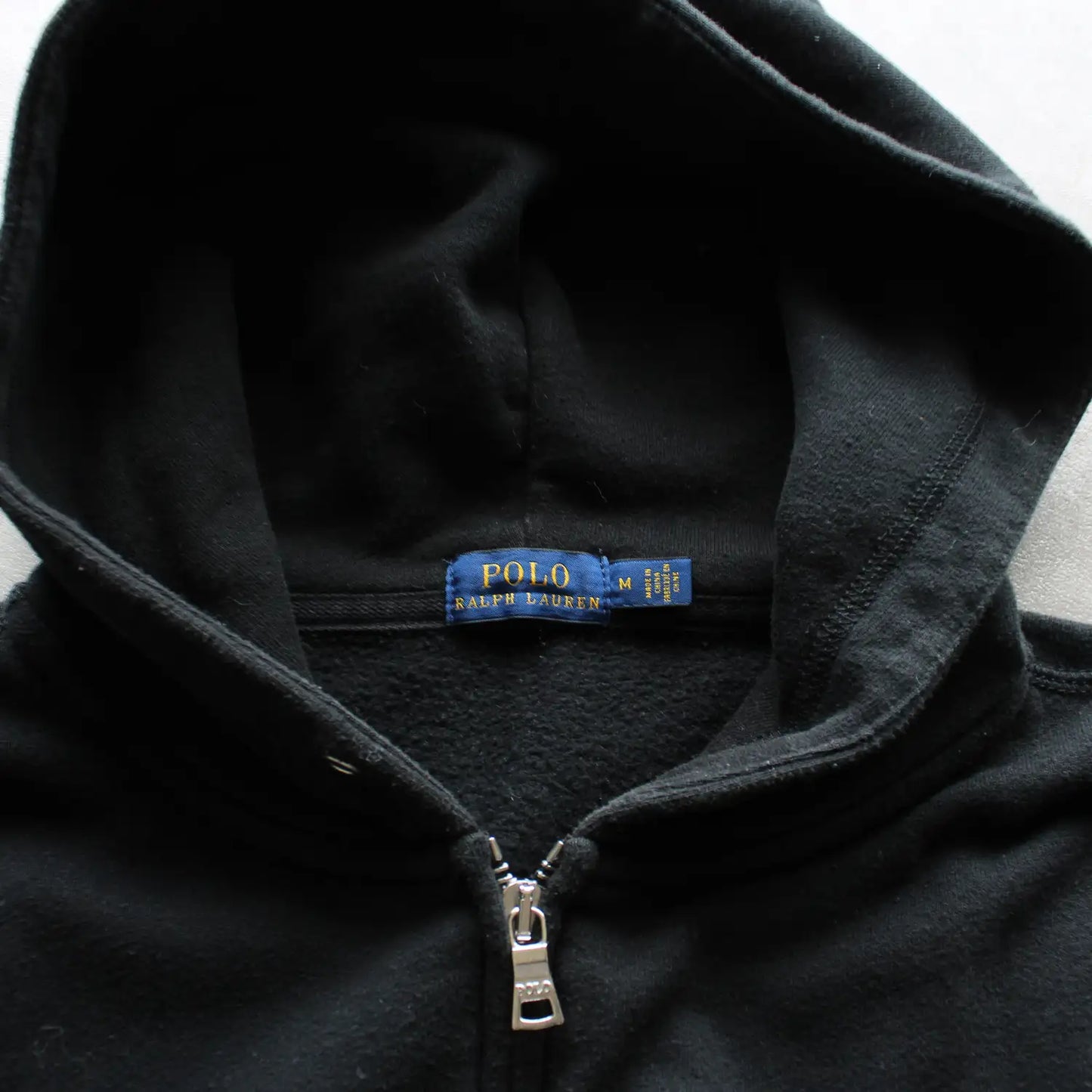 Ralph Lauren Zip-Up Hoodie – Black (Man-M)