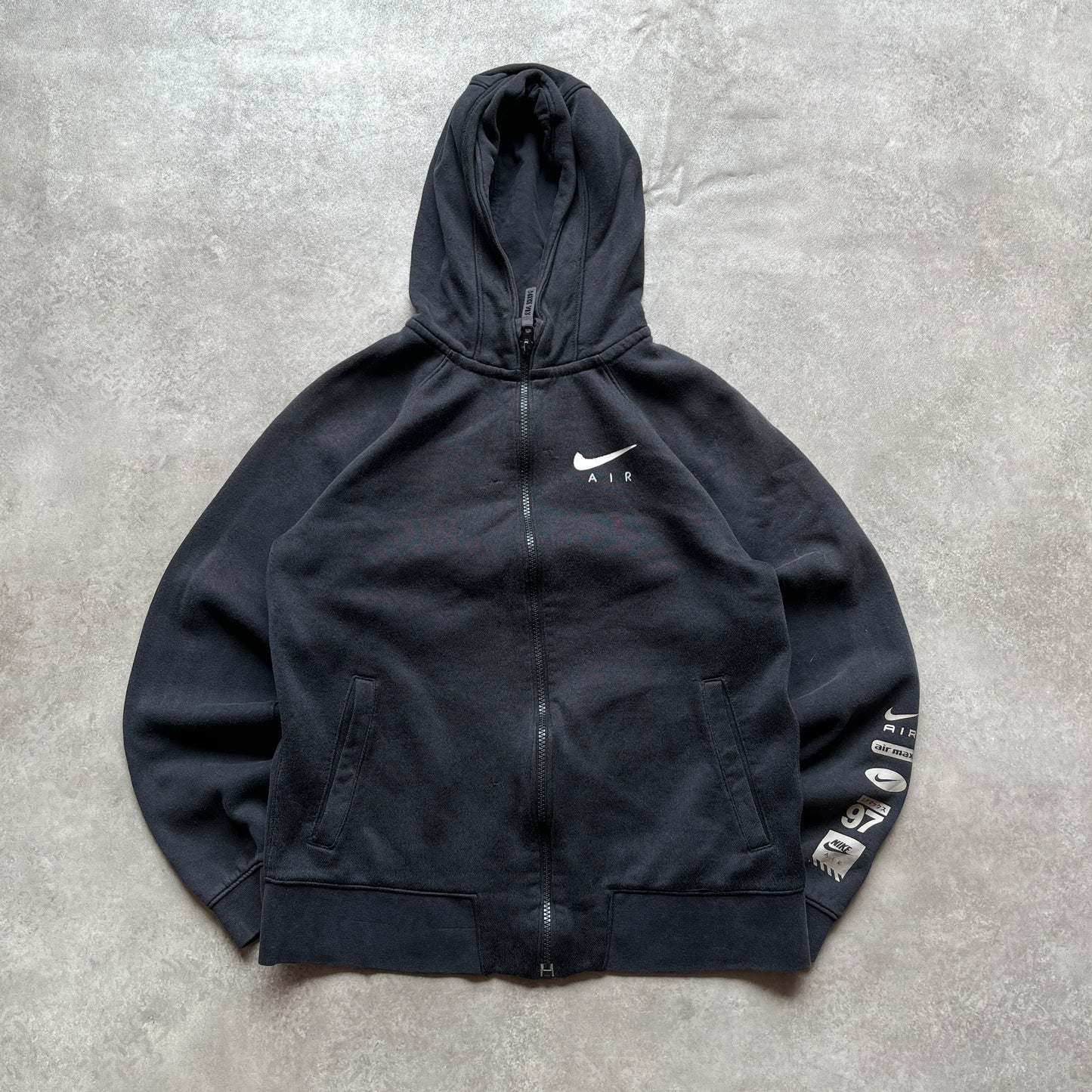 Nike Air Black Zip Hoodie Junior XL