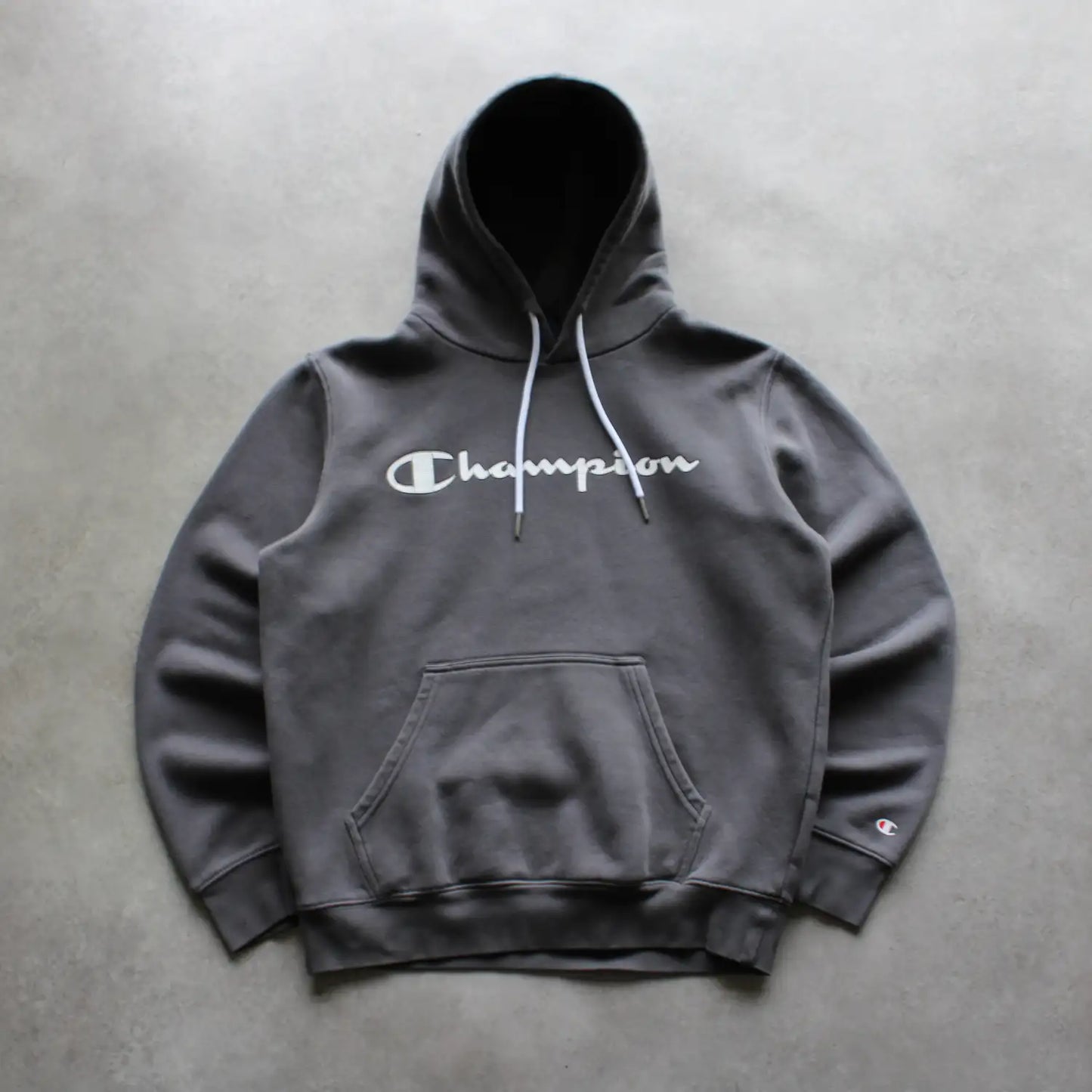 Champion Printed Hoodie – Grey (Man-M)