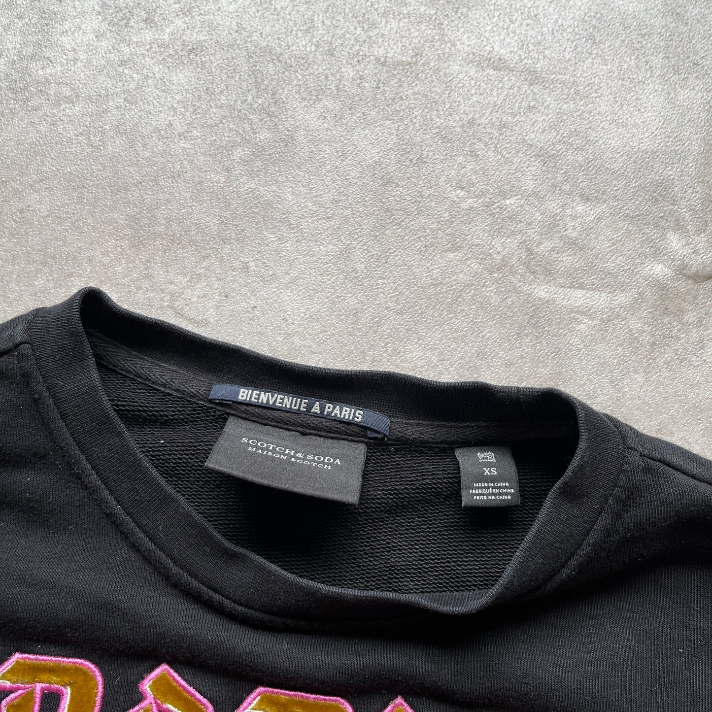Scotch & Soda Black Sweatshirt XS