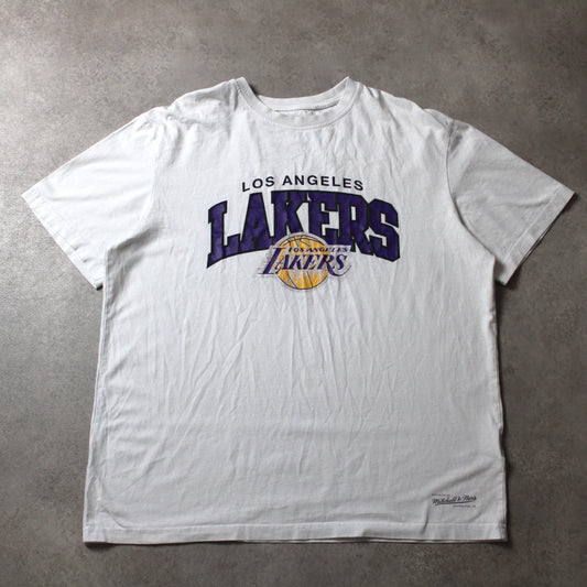 Mitchell & Ness Lakers Printed T-Shirt (Man-XL)
