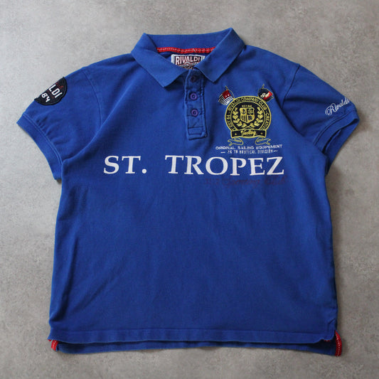 Rivaldi Poloshirt mit Aufdruck (Herren, L)