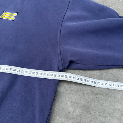 Vintage 90s Nike Distressed Spellout Sweatshirt Made in Malaysia