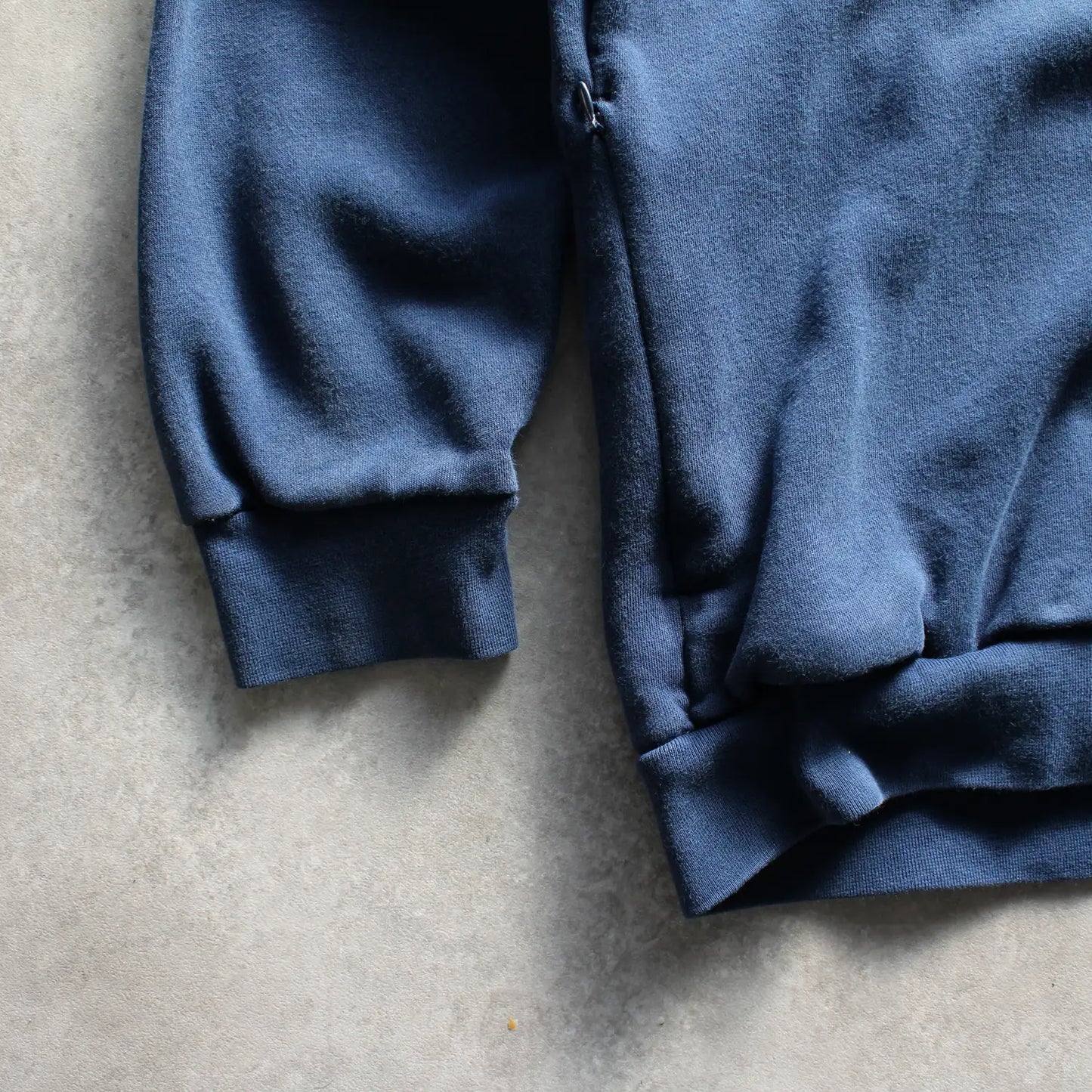 Adidas Trefoil Embroidered Zip-Up Hoodie – Navy (Man-L)