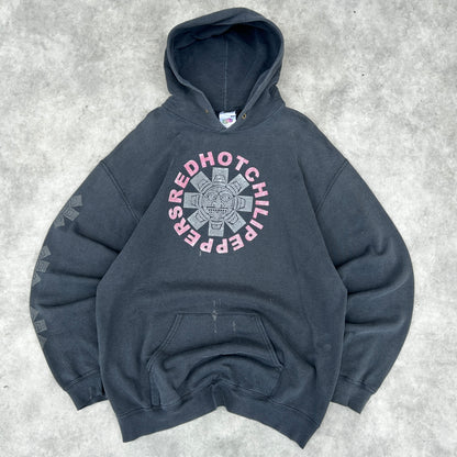 Vintage Red Hot Chili Peppers Aztec Logo Hoodie XL