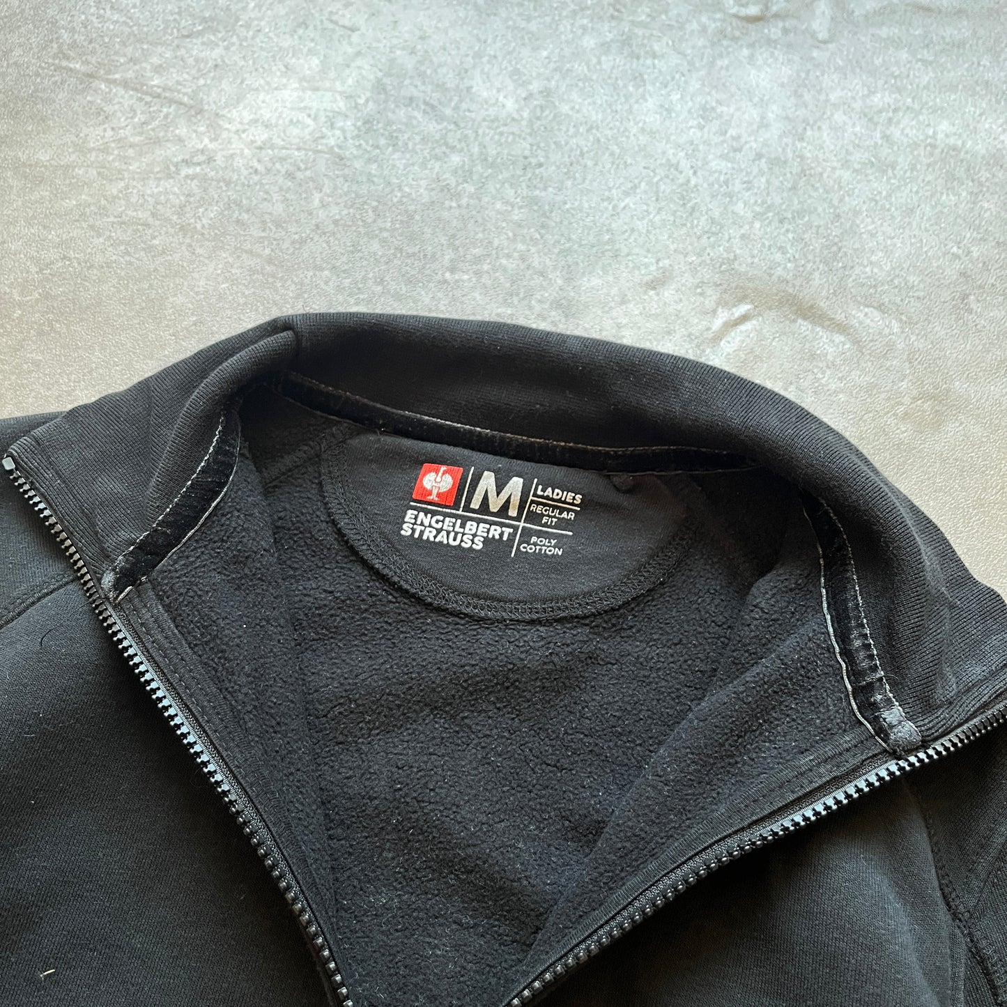 Engelbert Strauss Black Zip Jacket M