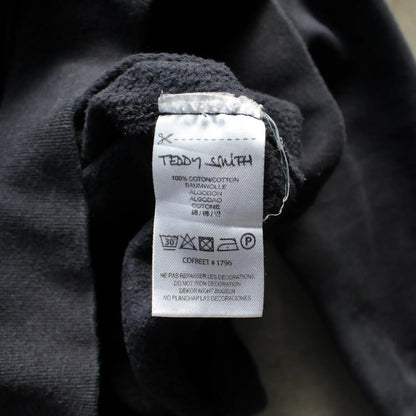 Teddy Smith Embroidered Logo Hoodie – Navy (Man-XS)