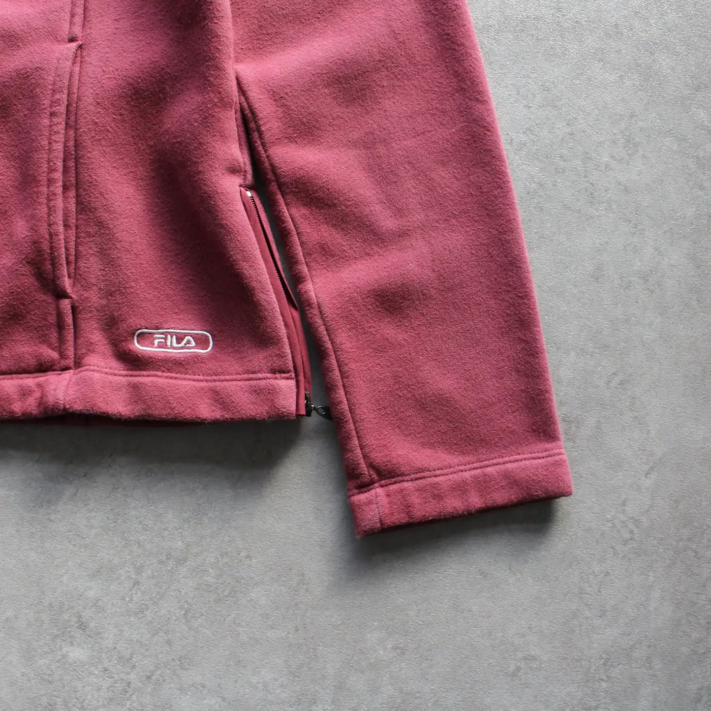 Fila Quarter-Zip Fleece – Burgundy (Woman-L)